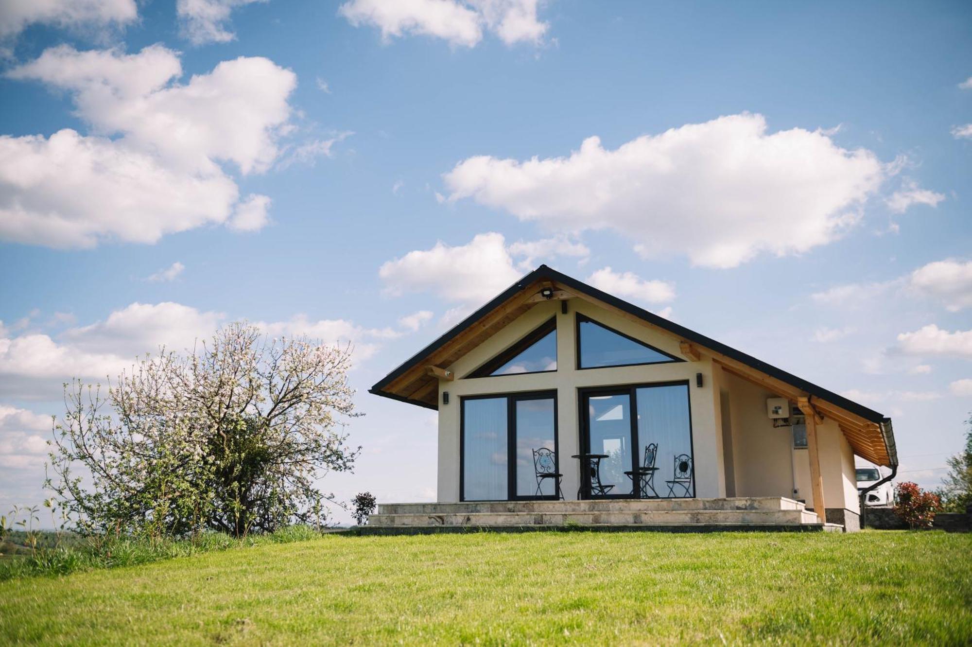 Casa Moderna In Sinteu - Intersectia Intre Modern Si Linistea Naturii Huta Voivozi Exteriör bild