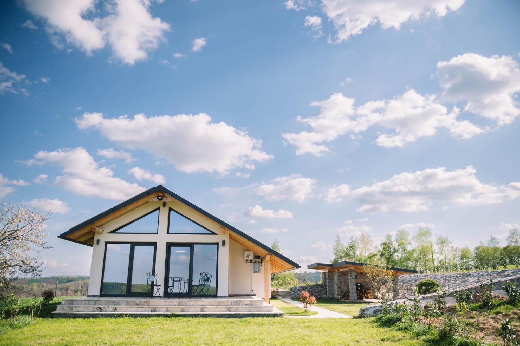 Casa Moderna In Sinteu - Intersectia Intre Modern Si Linistea Naturii Huta Voivozi Exteriör bild